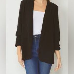 Anthropologie cartonnier women’s blazer black size large